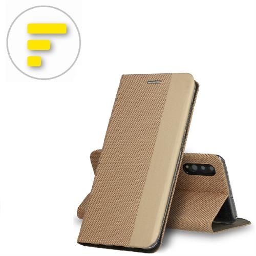 SAMSUNG A12 M12 CUSTODIA BOOK LIBRO MAGNETICA ORIZZ  GOLD