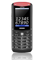 BRONDI TELEFONO RUGGED SDTALLION IP68 NERO ROSSO