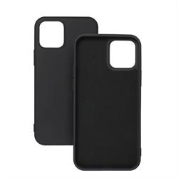 IPHONE 12 PRO MAX 6.7 BACK COVER TPU VELLUTO SOFT  NERO