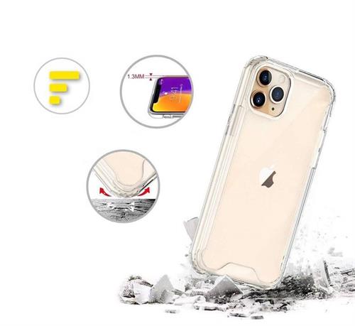 APPLE IPHONE 12 PRO MAX COVER ACRILICO BORDI RINF TRASP