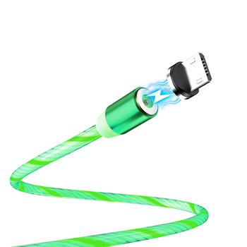 CAVO DATI USB MICRO USB CONNETTORE MAGNETICO VERDE