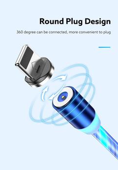 CAVO DATI USB MICRO USB CONNETTORE MAGNETICO AZZURRO