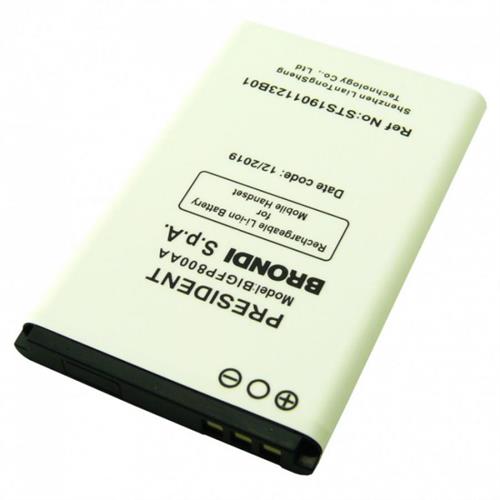 BULK BRONDI BATTERIA LITIO PER  PRESIDENT