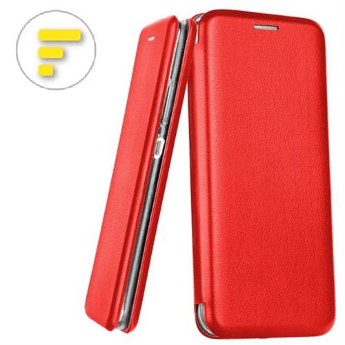XIAOMI MI 10 LITE CUSTODIA BOOK ORIZZONTALE MAGNETICA ROSSO