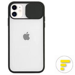 IPHONE 13 PRO 6.1 CUSTODIA BACK COVER TPU COPRICAMERA NERO