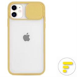 IPHONE 13 PRO MAX 6.7 CUST BACK COVER TPU COPRICAMERA GIALL