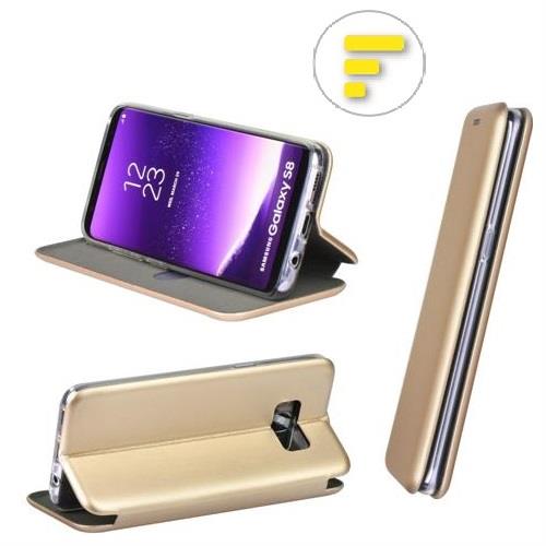 SAMSUNG A03S CUSTODIA BOOK MAGNETICA ORIZZONTALE ORO