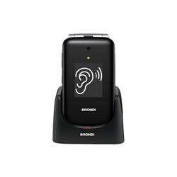 BRONDI TEL. CELLULARE SUPERVOICE DUAL SIM NERO SILVER