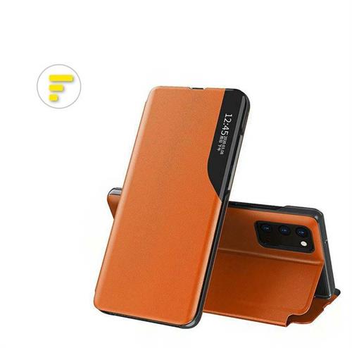 SAMSUNG S22 CUSTODIA BOOK LIBRO MAGNETICA ORIZZ ARANCIONE