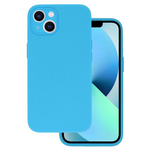 SAMSUNG S22 ULTRA CUST BACK COVER TPU VELLUTO SOFT T AZZURRO