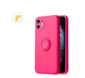 SAMSUNG A13 4G CUSTODIA TPU BACK COVER + ANELLO ROSA