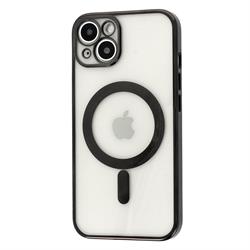 APPLE IPHONE 13 PRO MAX + MagS BACK COVER TPU 2MM TRASP NERO