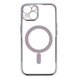 APPLE IPHONE 13 PRO MAX + MagS BACK COVER TPU 2MM TRASP VIOL