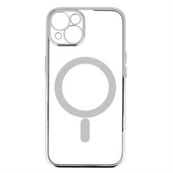 APPLE IPHONE 13 PRO MAX + MagS BACK COVER TPU 2MM TRASP SILV