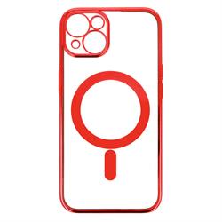 APPLE IPHONE 13 PRO + MagS BACK COVER TPU 2MM TRASP ROSSO