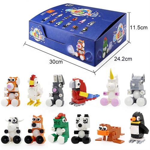 WANGE EXPO CAPSULA ANIMALI ASSORTITI 12PZ