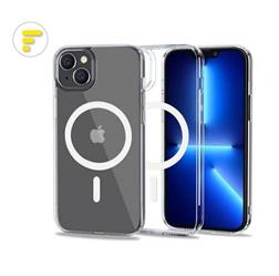 FLASHTEL COLL MAG SAFE TPU BACK RIGIDO IPHONE 14 TRASPARENTE