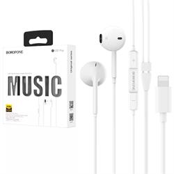 BOROFONE VIVAVOCE AURIC BLUETOOTH STEREO LIGHTNING BIANCO