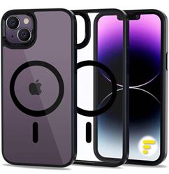 FLASHTEL COLL MAG SAFE TPU BACK RIGIDO IPHONE 14 PLUS BLA/TR