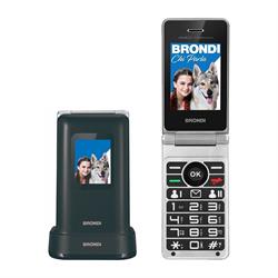BRONDI TEL. CELLULARE PREZIOSO DUAL SIM LCD 2.8/1.7 NERO