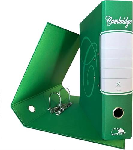 CAMBRIDGE RACCOGLITORE PER FATTURE DORSO 8 VERDE