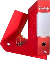 CAMBRIDGE RACCOGLITORE PER FATTURE DORSO 8  ROSSO