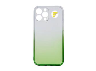 SAMSUNG A13 4G CUST TPU BACK COVER 2 MM TRASPARENTE/VERDE