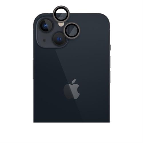 IPHONE 14/14 PLUS ANELLI VETRO FOTOCAMERE TEMP 9H NERO