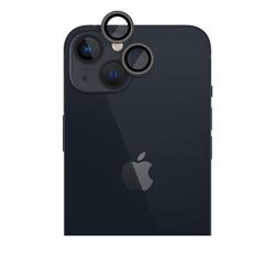 IPHONE 14/14 PLUS ANELLI VETRO FOTOCAMERE TEMP 9H NERO