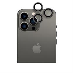 IPHONE 14 PRO/14 PRO MAX ANELLI VETRO FOTOCAMERE TEMP 9H NER