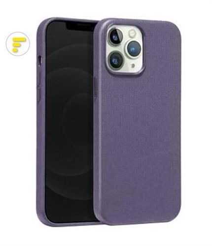 APPLE IPHONE 14 PRO COVER POSTERIORE F PELLE PU LILLA