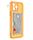 SAMSUNG S23 ULTRA BACK COVER TPU SCOMPARTO CARTA ARANCIONE