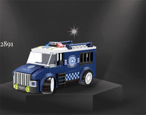 WANGE CITYCAR POLICE VAN 99 PCS - 2891