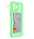 SAMSUNG A54 5G CUSTODIA BACK COVER TPU SCOMPARTO CARTA MENTA