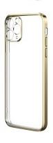 APPLE IPHONE 15 PRO COVER ACRILICO BORDI RINF ORO