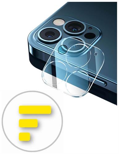 IPHONE 15/15 PLUS KIT PELL VETRO FOTOCAMERE TEMP 9H TRASPAR