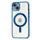 COLL MAG SAFE TPU BACK RIGIDO IPHONE 15 PRO MAX BLU/TRASPARE