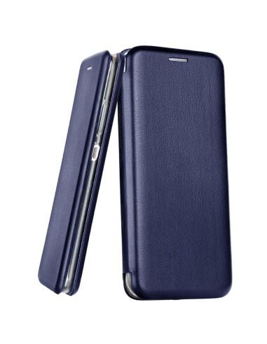 IPHONE 5/5G/5S/5SE CUSTODIA BOOK MAGNETICA ORIZZ BLU SCURO