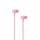 XO-S6 AURICOLARE STEREO A FILO 3.5MM SILICONE ROSA