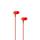 XO-S6 AURICOLARE STEREO A FILO 3.5MM SILICONE ROSSO