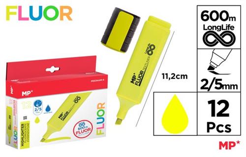 MP EVIDENZIATORE SOFT 2.5MM GIALLO FLUO (1CF 12PCS)