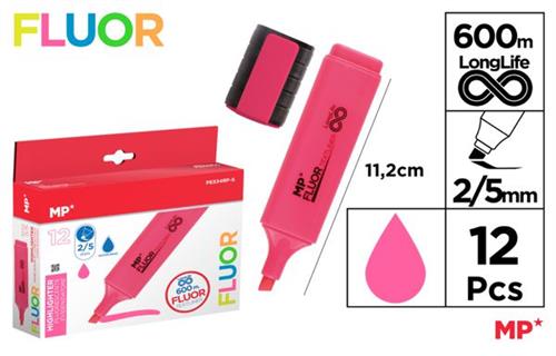 MP EVIDENZIATORE SOFT 2.5MM ROSA FLUO (1CF 12PCS)