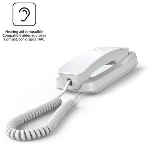GGASET DESK200 TELEFONO FISSO ANALOGICO BIANCO