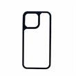 IPHONE 15 PRO MAX 6.7 1.5MM TPU + PC SHOCK COVER BORDI NERO