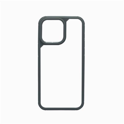 IPHONE 15 PRO 6.1 1.5MM TPU + PC SHOCK COVER BORDI GRIGIO