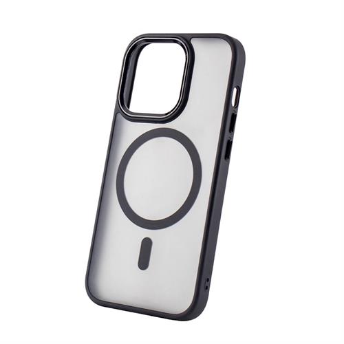 COLL MAG SAFE TPU BACK RIGIDO IPHONE 15 PRO NERO SFUMATO