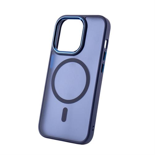 COLL MAG SAFE TPU BACK RIGIDO IPHONE 15 PRO BLU SFUMATO