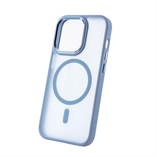 COLL MAG SAFE TPU BACK RIGIDO IPHONE 15 PRO AZZURRO SFUMATO