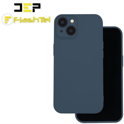 SAMSUNG S24 CUSTODIA BACK COVER TPU VELLUTO SOFT T BLU SCURO