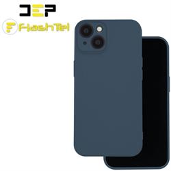 SAMSUNG S24 FE CUSTODIA BACK COVER TPU VELLUTO SOFT BLU SCUR